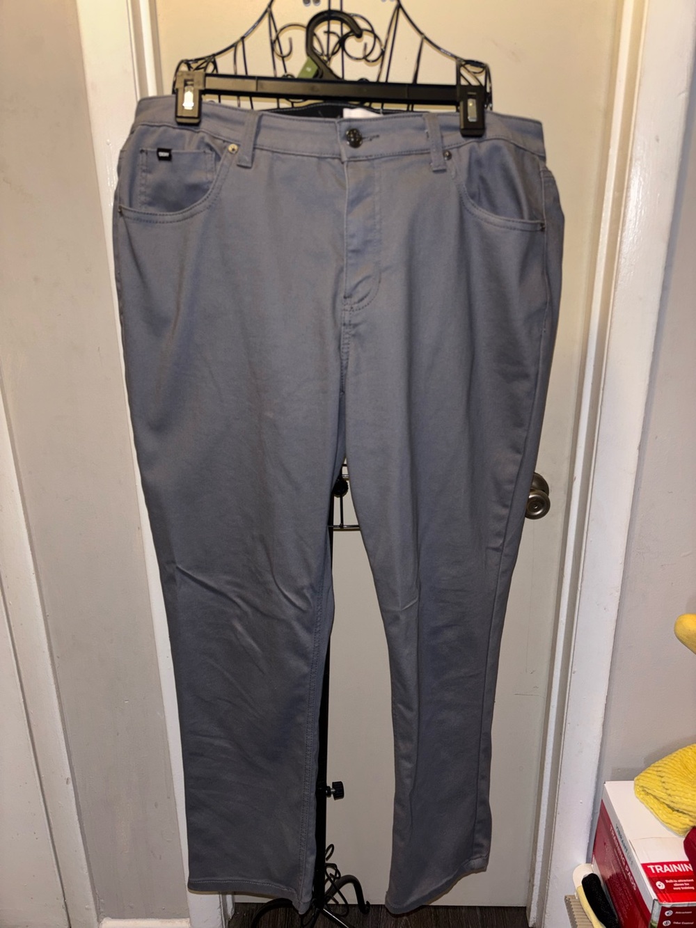 DKNY Ultimate Stretch Slim Fit Pants Stanton size w 36 L 29(nwot)grey